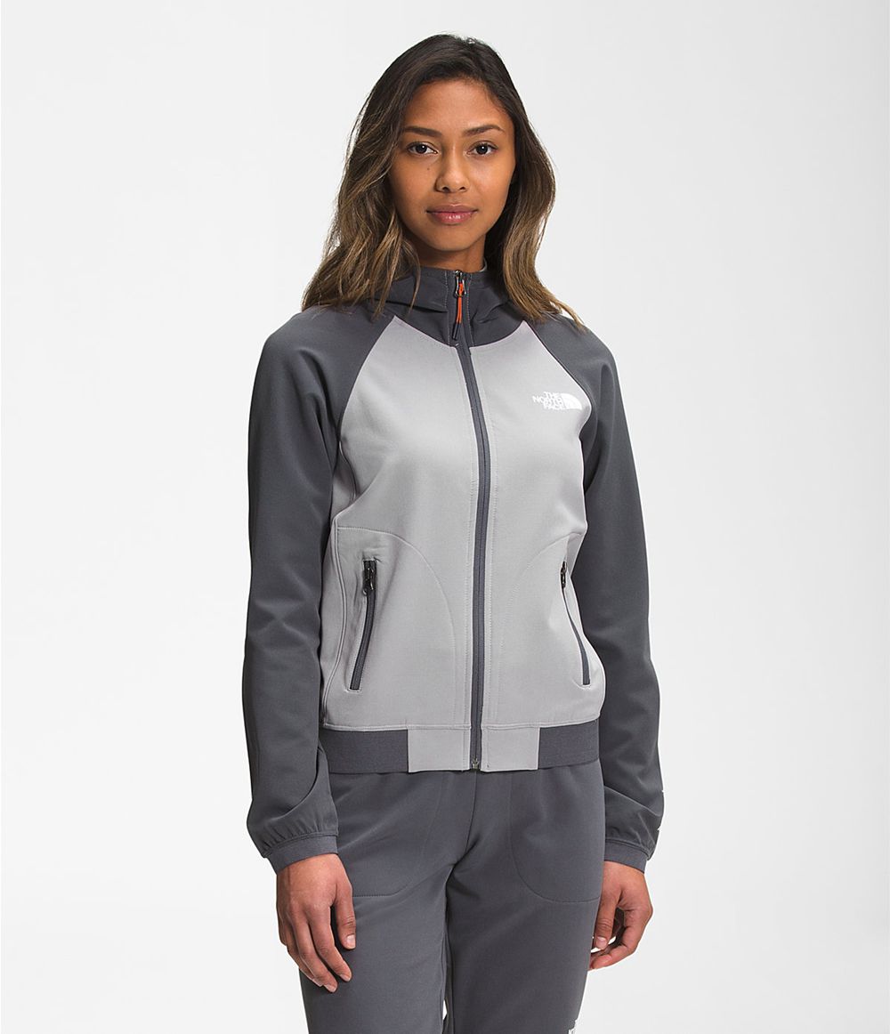 The North Face Tekware® Fleece Kapuzenpullover Damen - Grau CH-407VADI